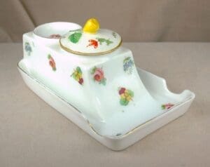 Porcelain Inkwell