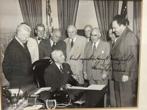 Truman pen signing
