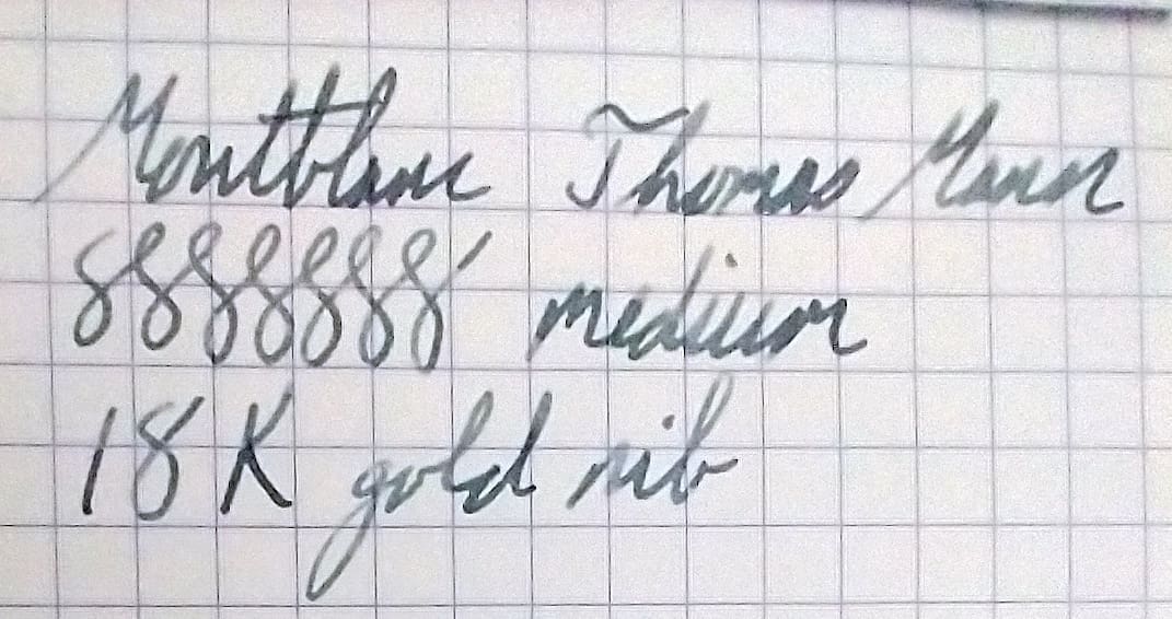 Pre-Owned Pens: Montblanc Thomas Mann - Image 6